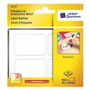Avery Multipurpose Labels Pad Permanent 45x30mm White - 5052