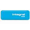 Integral Neon Flash Drive USB 2.0 8GB Blue - INFD8GBNEONB