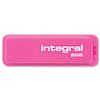 Integral Neon Flash Drive USB 2.0 8GB Pink - INFD8GBNEONPK