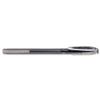 Zebra RX Rollerball Gel Ink Stick Pen Medium Black [Pack 12] - 17771