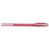 Zebra RX Rollerball Gel Ink Stick Pen Medium Red [Pack 12] - 17773