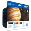 Brother Inkjet Cartridge Value Pack Page Life [Pack 4] - LC1240VALBP