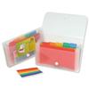 Europa Mini Expanding File Coloured Polypropylene 6-Part - 42464Z