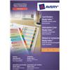 Avery ReadyIndex Dividers L7111-15 A4 1-15 Numeric - 01965501