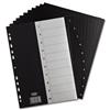 Elba Polypropylene Dividers Europunched A4 1-10 [Pack 20] - 1998051