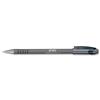 Ball Pen Rubberised Barrel 1.0mm Line 0.5mm [Pack 12] - KA3095Blk