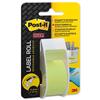 Post-it® Super Sticky Removable Label Roll 10m Green - 2650GEU