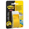 Post-it® Super Sticky Removable Label Roll 10m Yellow - 2650YEU