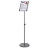 Nobo Clip Frame A4 Information Display Stand Silver - 1902383