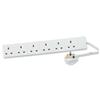 Extension Lead 6-Way Socket 1m Cable