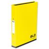 GLO Ring Binders 2 O-Ring Size 25mm A4 Lemon [Pack [Pack 3] - 103178
