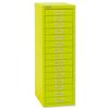 GLO by Bisley SoHo Multidrawer Cabinet 15-Drawer - H3915NL Lime