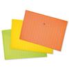 GLO Popper Wallets Polypropylene A4 Assorted [Pack 3] - 450-ASSORTED