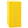 GLO by Bisley SoHo Multidrawer Cabinet 10-Drawer - H2910NL Yellow
