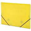 GLO Elasticated Polypropylene Folder A4 Lemon [Pack 12] - 687-LEMON
