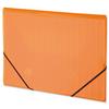 GLO Elasticated Polypropylene Folder A4 Orange [Pack 12] - 687-ORANGE