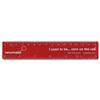 Remarkable Biodegradable Ruler 15cm Red [Pack 5] - 7211-4100-010