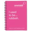 Remarkable Recycled Packaging Notepad Wirebound 80gsm Plain [Pack 5]