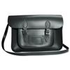 Remarkable Recycled Leather Satchel 15inch Grey - 7700-1000-014