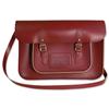 Remarkable Recycled Leather Satchel 15inch Red - 7700-1000-010