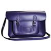Remarkable Recycled Leather Satchel 15inch Purple - 7700-1000-009