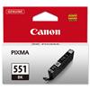 Canon CLI-551BK Inkjet Cartridge Page Life 495pp Photos - 6508B001