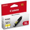 Canon CLI-551Y XL Inkjet Cartridge Page Life 685pp Yellow - 6446B001