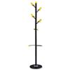 GLO Coat Stand Tubular Steel Black/Lemon - WJD823 Lemon