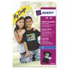 Avery T-Shirt Transfer for Light Materials 1 Per Sheet A4 - MD1003