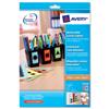 Avery Removable Assorted Coloured Labels 24 Per Sheet - E3230