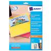 Avery Adhesive Pre-Laminated Sheets 2 Per Sheet A5 150x100mm - E3420