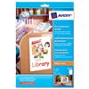 Avery Adhesive Pre-Laminated Sheets 1 Per Sheet A4 170x257mm - E3421