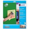 Avery Write and Wipe Shapes 1 Per Sheet 254x254mm Yellow - 24910