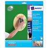 Avery Write and Wipe Shapes 1 Per Sheet 254x254mm Yellow - 24912