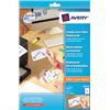 Avery Print Your Own Flashcards 4 Per Sheet 127x76mm White - E3813