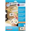 Avery Print Your Own Tabbed Flashcards With Ring 4 Per Sheet - E3815