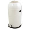 Bullet Shape Round Pedal Operated Bin White 33 Litre - SPC/CAN/09/WHT
