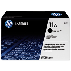 Hewlett Packard (HP) No. 11A Laser Toner Cartridge Page Life 6000pp Black Ref Q6511A