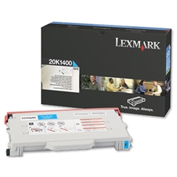 Lexmark Laser Toner Cartridge High Yield Page Life 6600pp Cyan Ref 20K1400