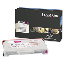 Lexmark Laser Toner Cartridge High Yield Page Life 6600pp Magenta Ref 20K1401