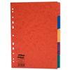 Europa Subject Dividers Pressboard 300gsm [Pack 25] - 4801Z