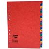 Europa Subject Dividers Pressboard 300gsm [Pack 5] - 4803Z