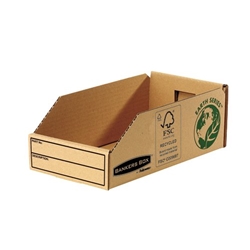 Fellowes Basics Parts Bin Corrugated Fibreboard Packed Flat W147xD280xH102mm Ref 07354 [Pack 50]