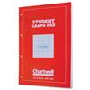 Chartwell Student Graph Pad 70gsm 50 Sheets A4 Red [Pack 10] - J34BZ