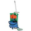 Numatic Janitorial Carousel with 2 Buckets and Storage Caddy D545xW500