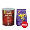 Kenco Really Smooth Instant Coffee Tin 750g Ref A03123 - FREE Twirl Bites