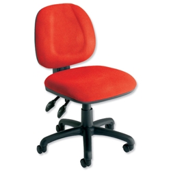 Trexus Plus Medium Back Chair Permanent Contact W460xD450xH480-590mm Back H400mm Pyra Red