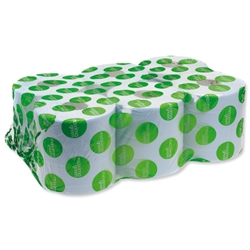 Maxima Green Centre-feed Hand Towel Roll 2-Ply 150m Blue Ref VMAX4685 [Pack 6]