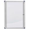 Nobo Noticeboard Extra-flat Glazed Case Lockable Magnetic Steel 6xA4 W