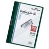 Durable Duraclip Folder PVC Clear Front 3mm [Pack 25] - 2200/32
